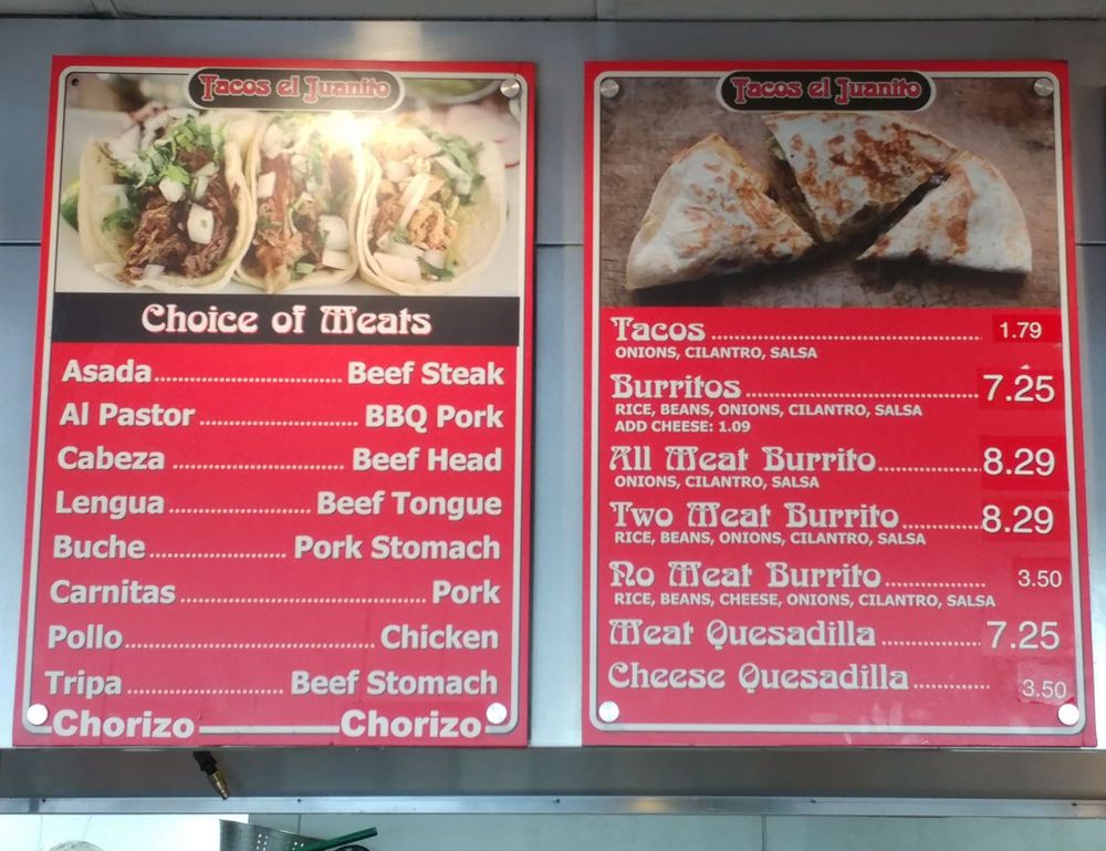 Tacos el Juanito 1866 S Euclid Ave, Ontario
