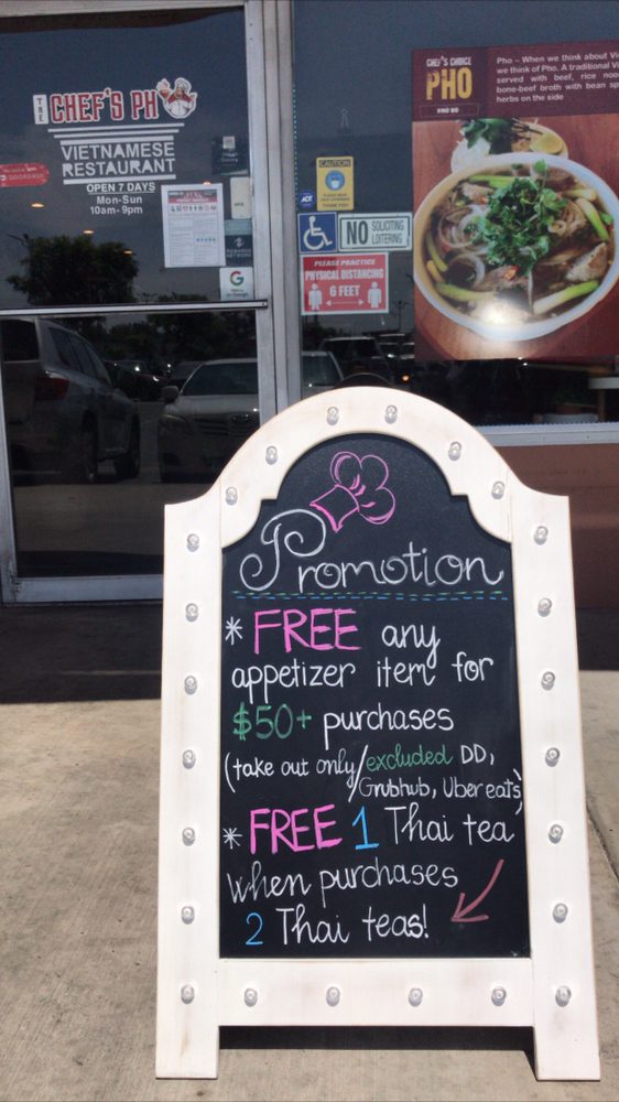 The Chef's Pho 1359 E 4th St, Ontario