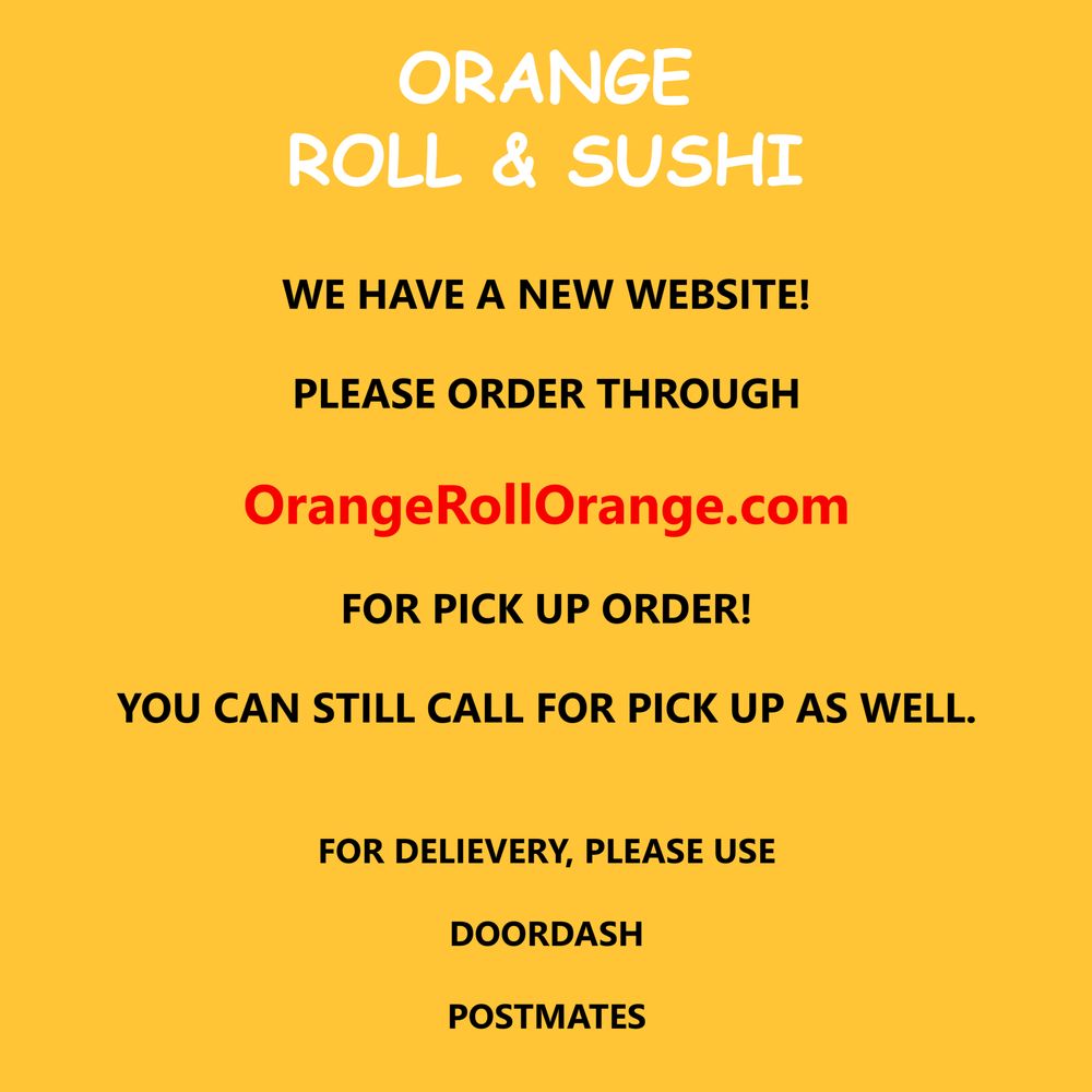 Orange Sushi 450 N Tustin St, Orange
