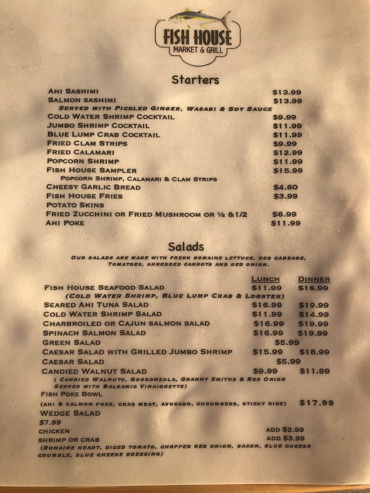 Fish House Market & Grill 7626 E Chapman Ave B, Orange