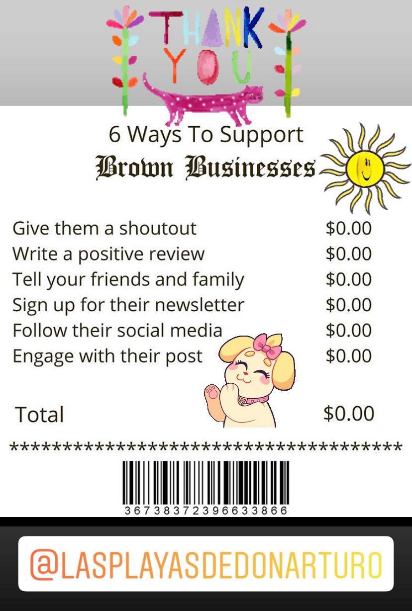 Las Playas de Don Arturo Menu