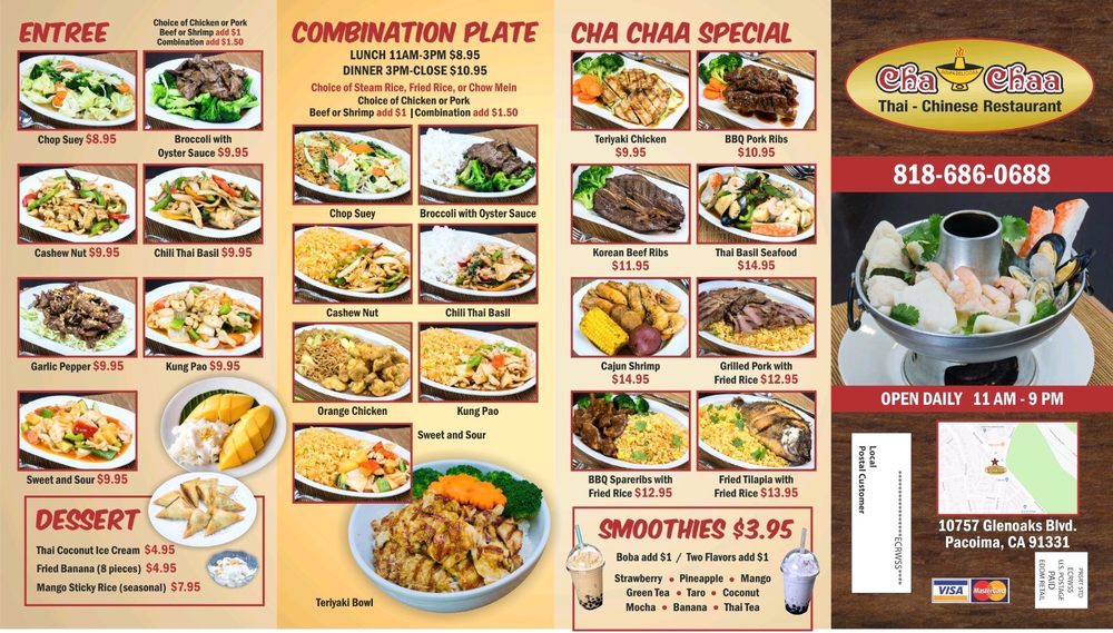 Cha-Chaa Restaurant 10757 Glenoaks Blvd, Pacoima