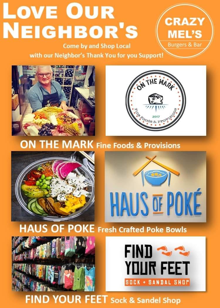 Crazy Mel's Burgers & Bar 166 N Palm Canyon Dr, Palm Springs