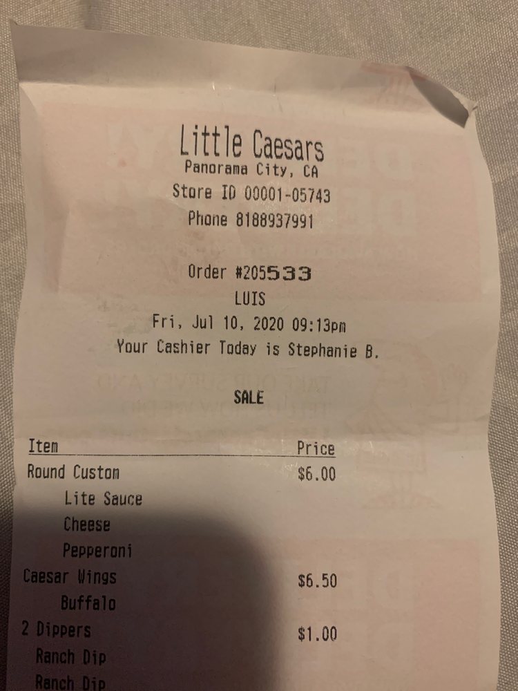 Little Caesars Pizza 8229 Woodman Ave, Panorama City