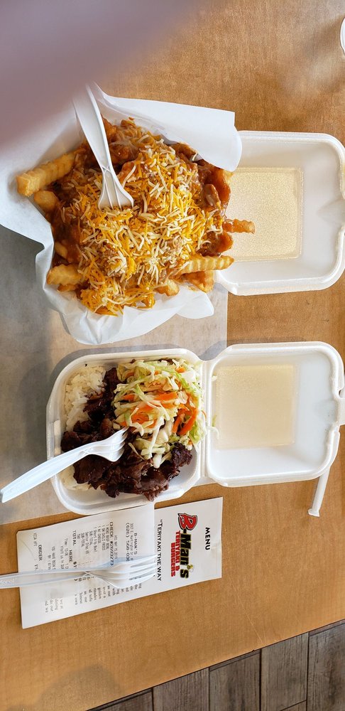 B-Man's Teriyaki & Burgers 3007 E Huntington Dr #102, Pasadena