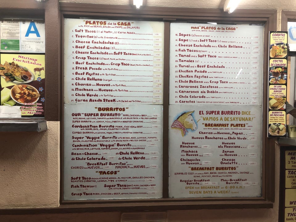 El Super Burrito 3631 E Colorado Blvd, Pasadena