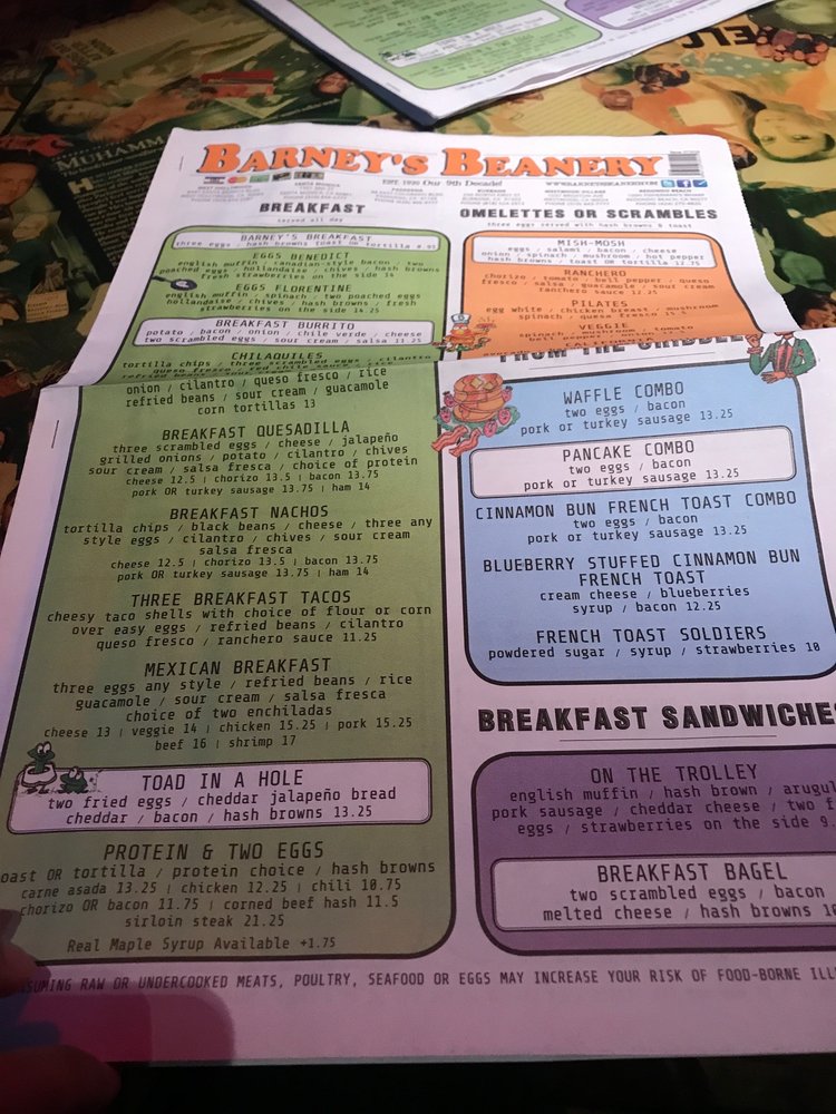 Barney's Beanery 99 E Colorado Blvd, Pasadena