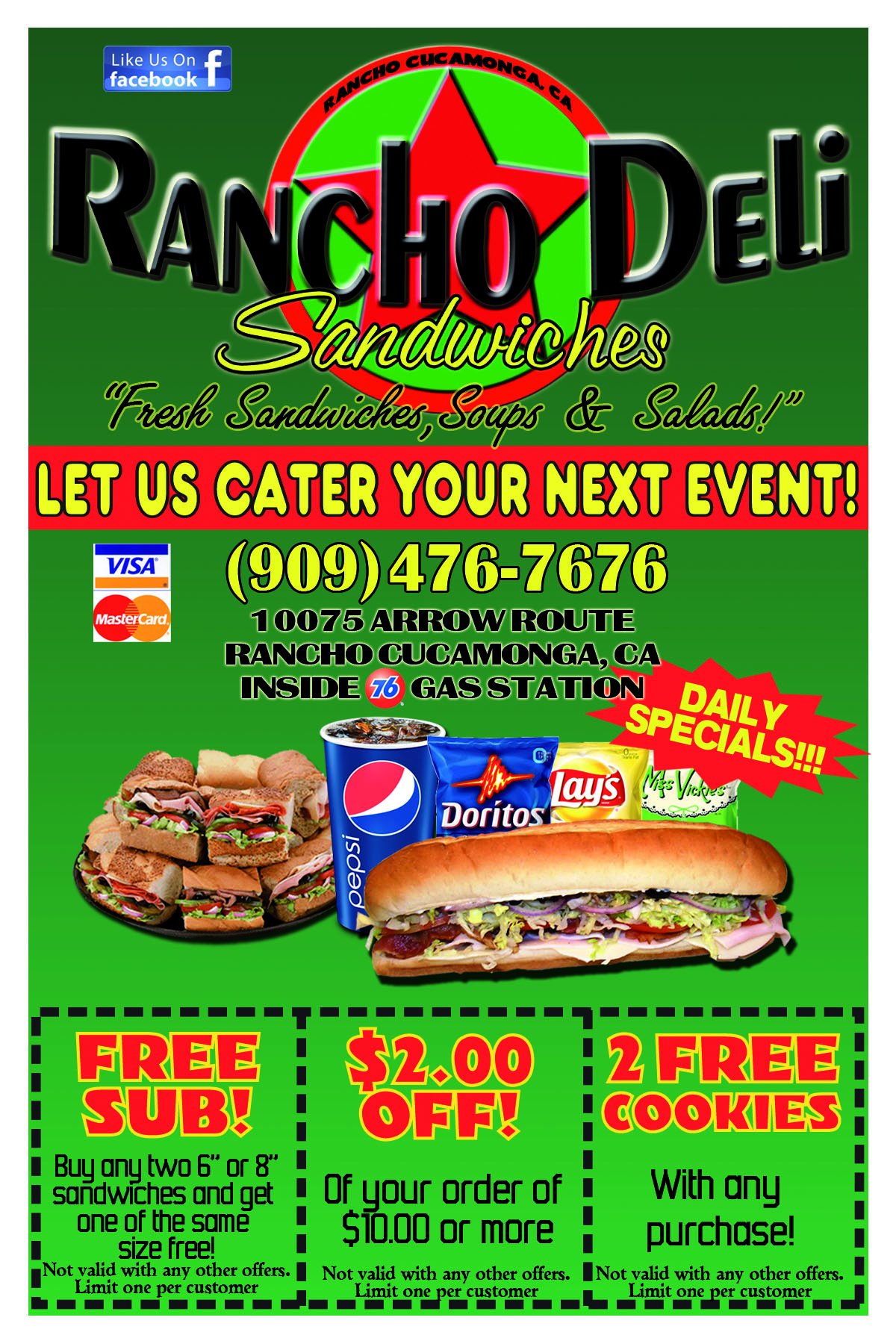 Rancho Deli 10075 Arrow Route, Rancho Cucamonga