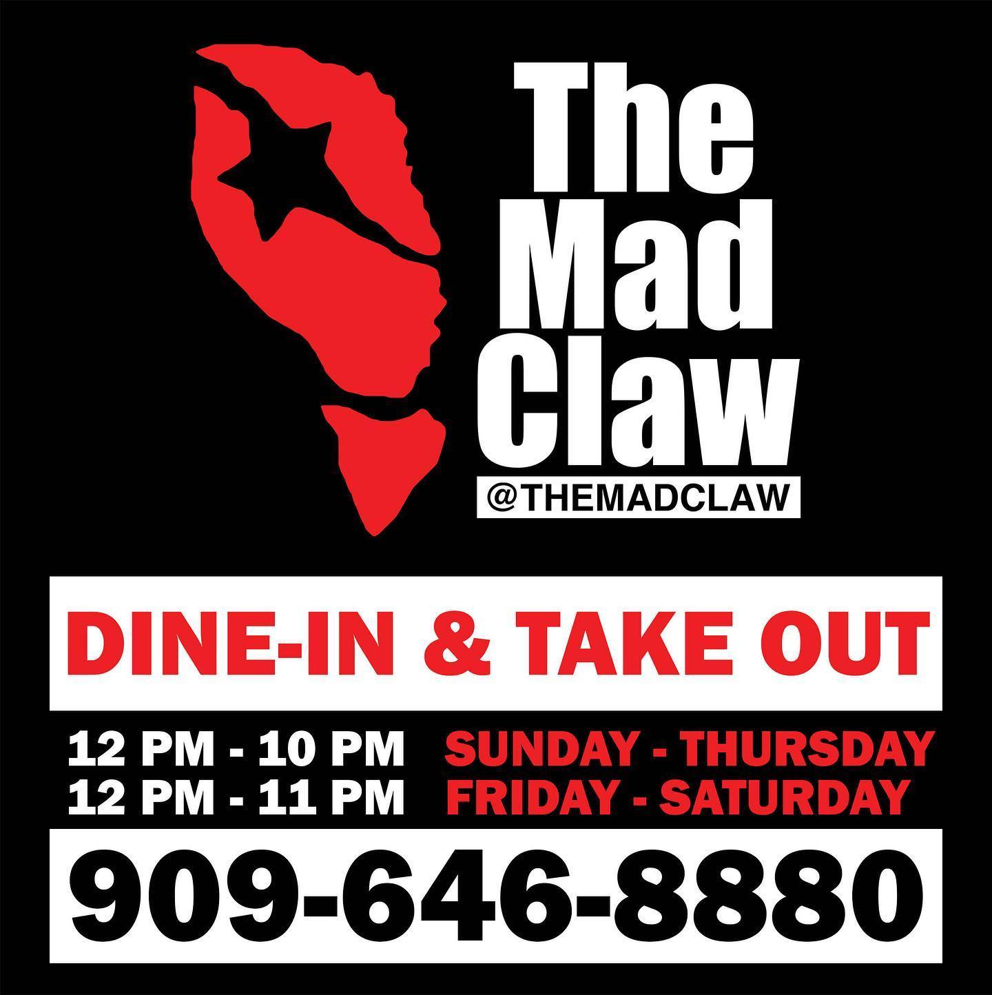 The Mad Claw 12802 Foothill Blvd #101, Rancho Cucamonga