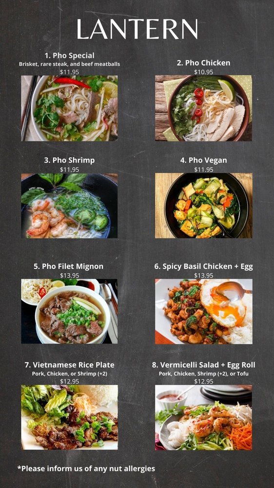Lantern Vietnamese Restaurant 8443 Haven Ave, Rancho Cucamonga
