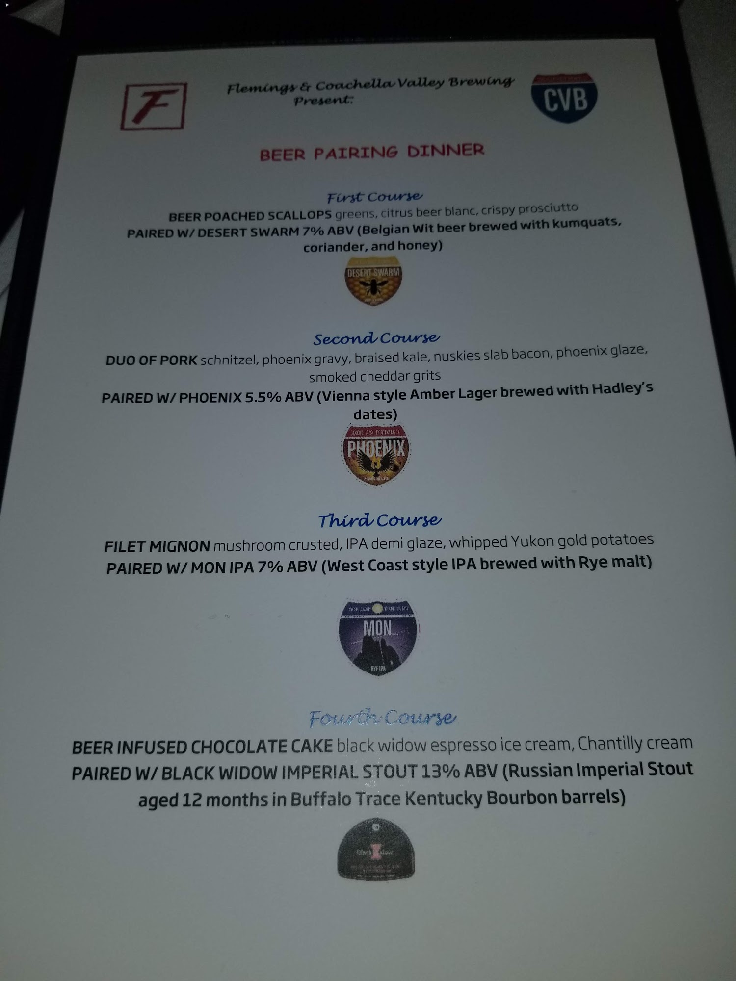 Fleming’s Prime Steakhouse & Wine Bar Menu