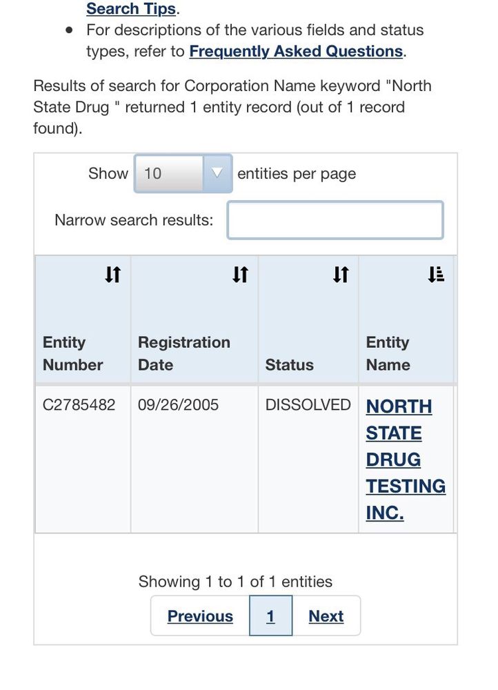 North State Drug Testing