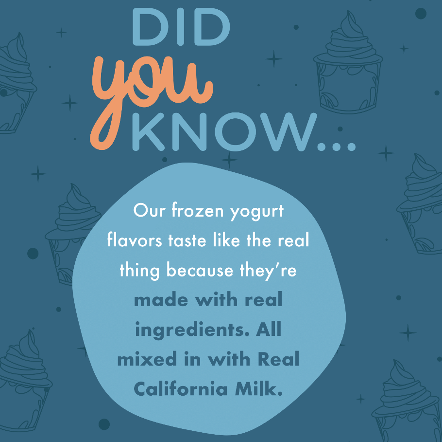 Yogurtland 631 Orange St, Redlands