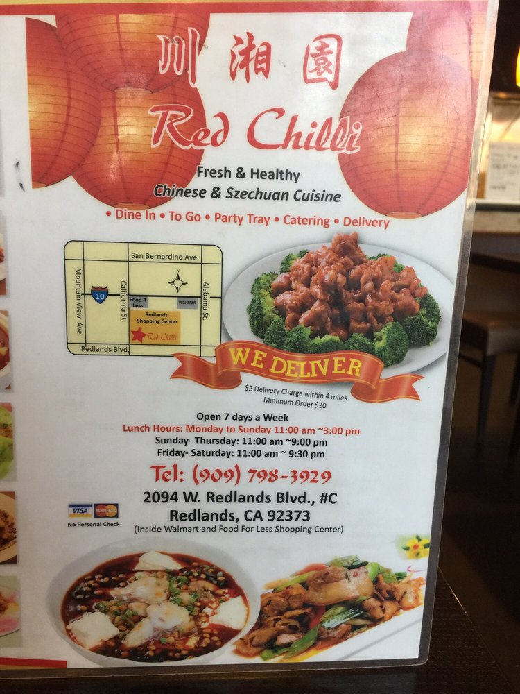 Red Chilli Restaurant 2094 W Redlands Blvd, Redlands