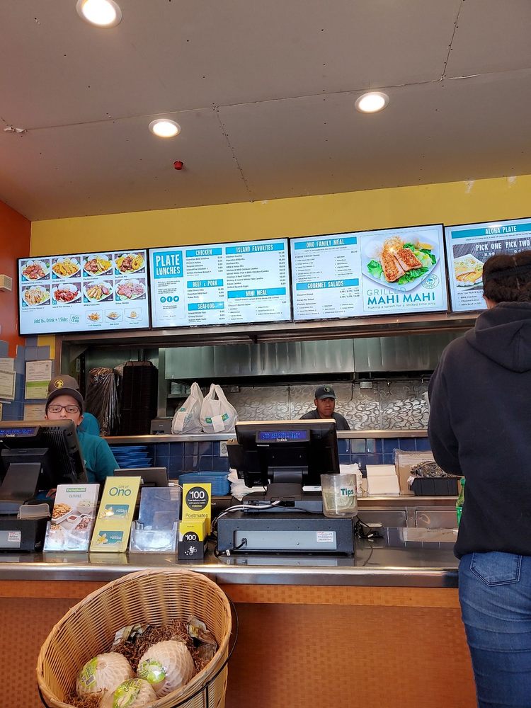 Ono Hawaiian BBQ 1605 W Lugonia Ave a, Redlands