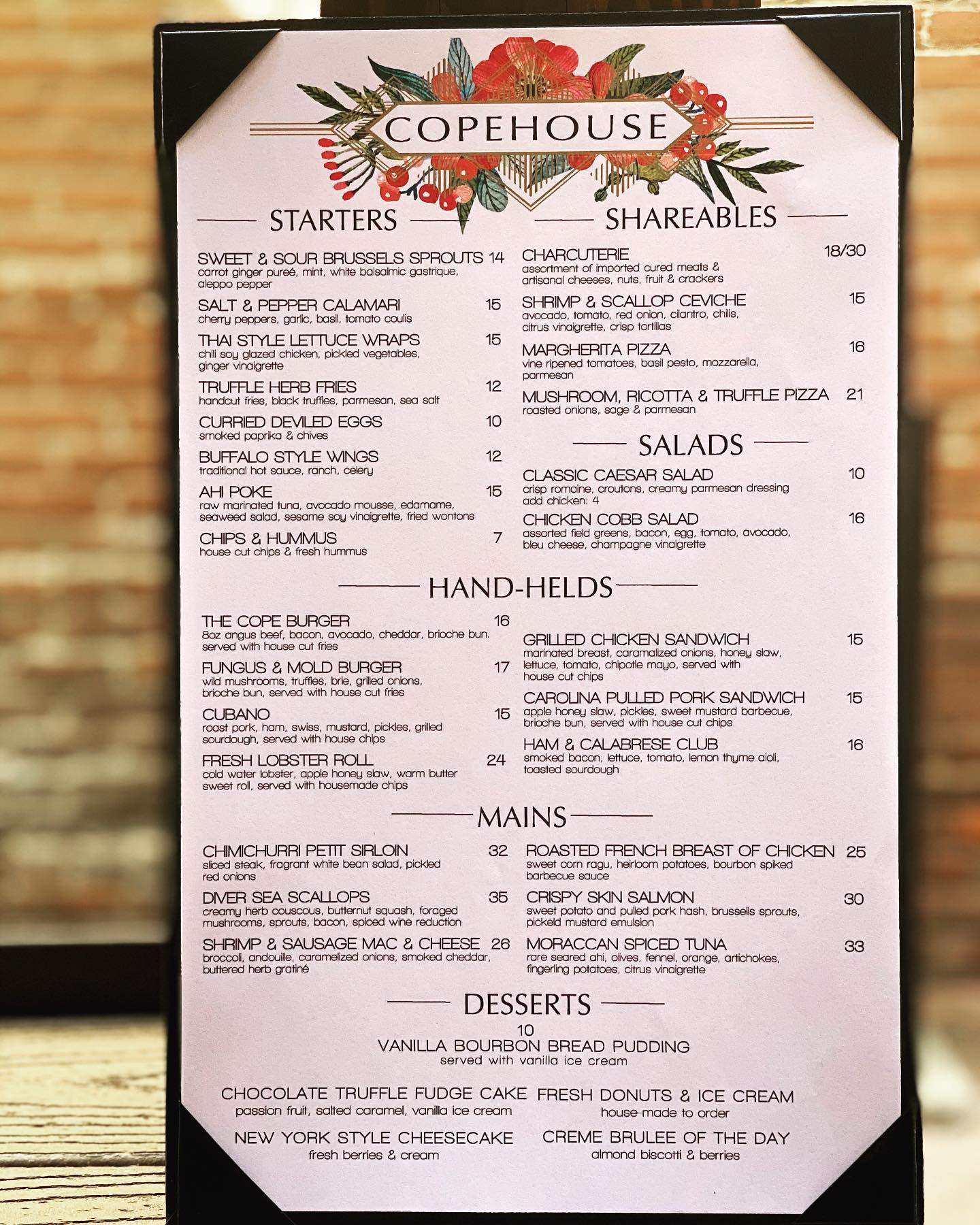 Copehouse Bar & Bistro 19 East Citrus Avenue Alley, Redlands