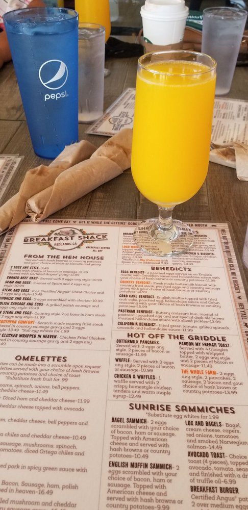 Breakfast Shack 615 W State St, Redlands