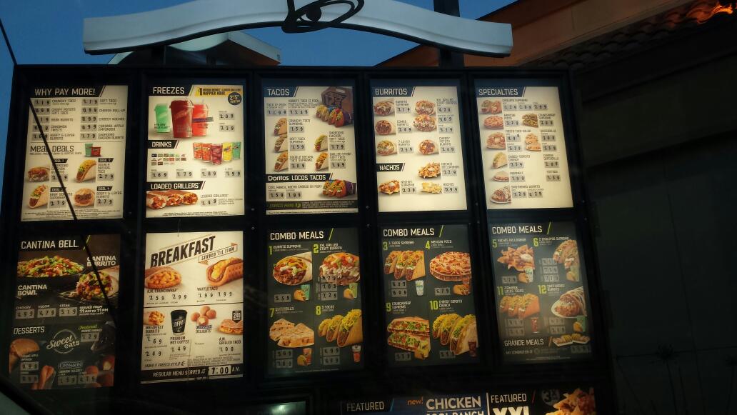 Taco Bell Menu