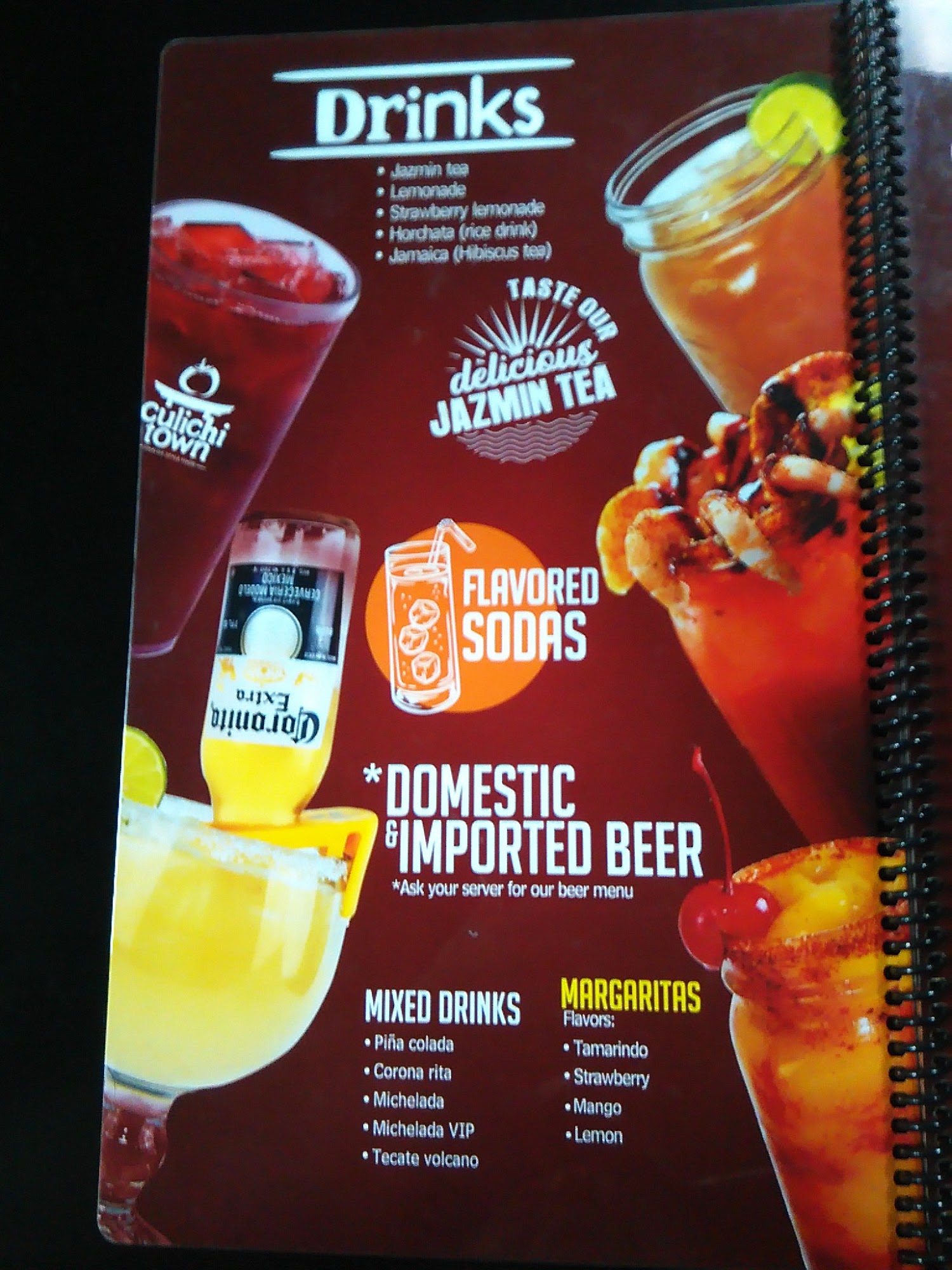 Culichi Town Restaurant Menu