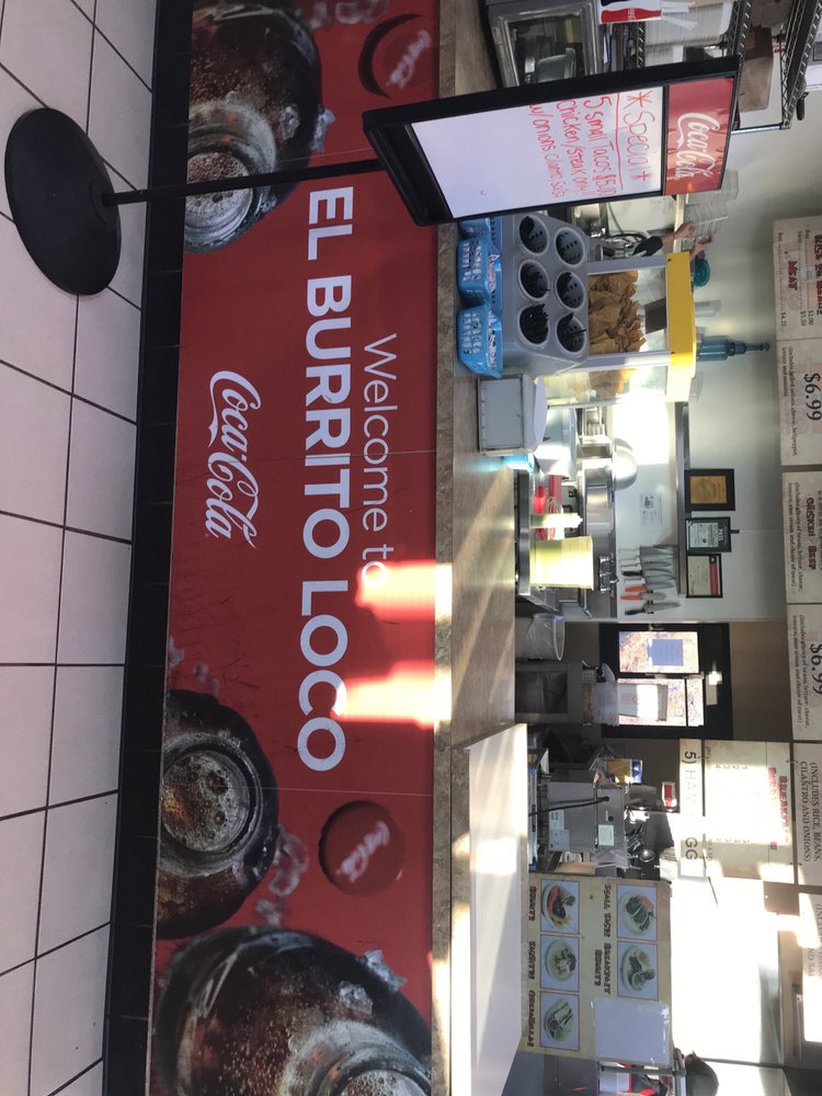 El Burrito Loco 2900 Hilltop Mall Rd, Richmond