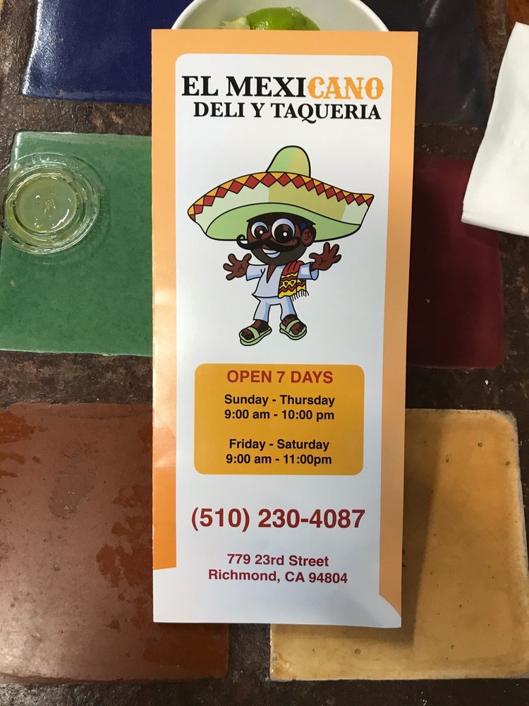 El Mexicano Deli y Taqueria 779 23rd St, Richmond