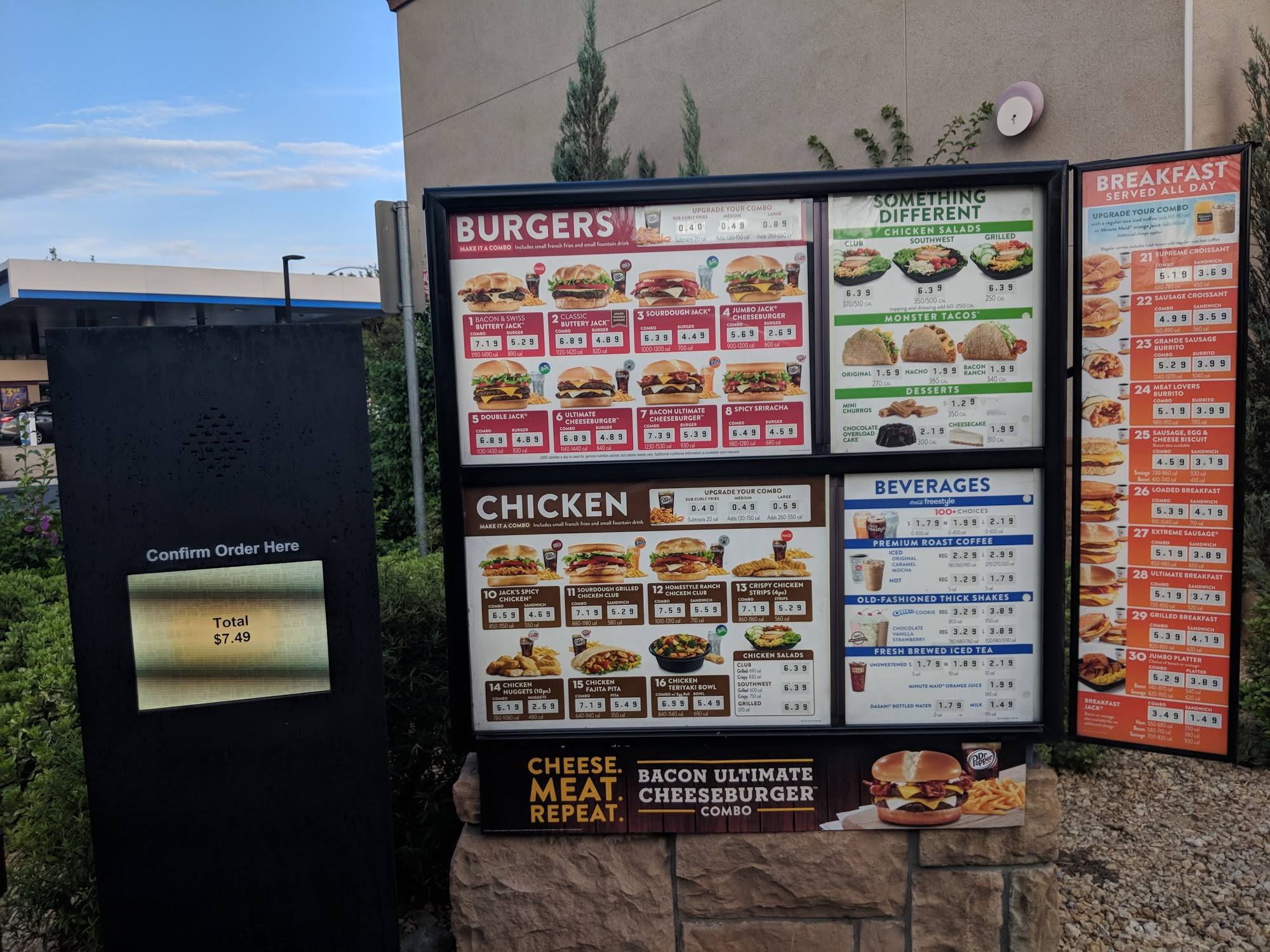 Jack In The Box Menu