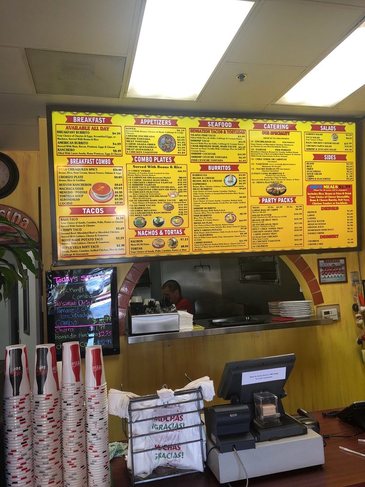Taco Villa Mexican Grill 8022 Limonite Ave, Riverside