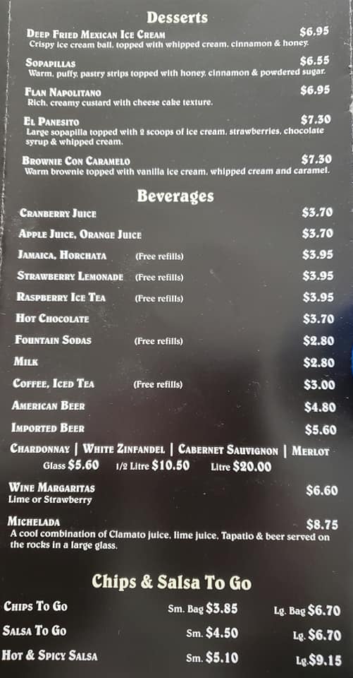 Maria's Mexican Kitchen 17028 Van Buren Boulevard, Riverside