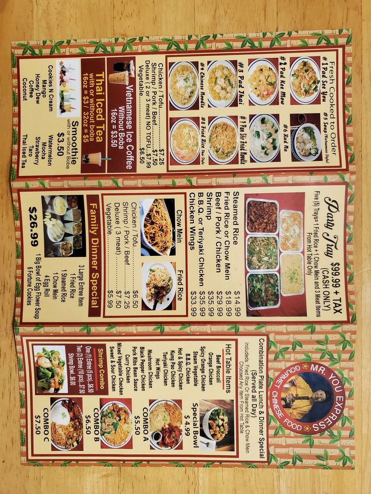 Mr You Chinese Food 10255 Mission Boulevard, Riverside