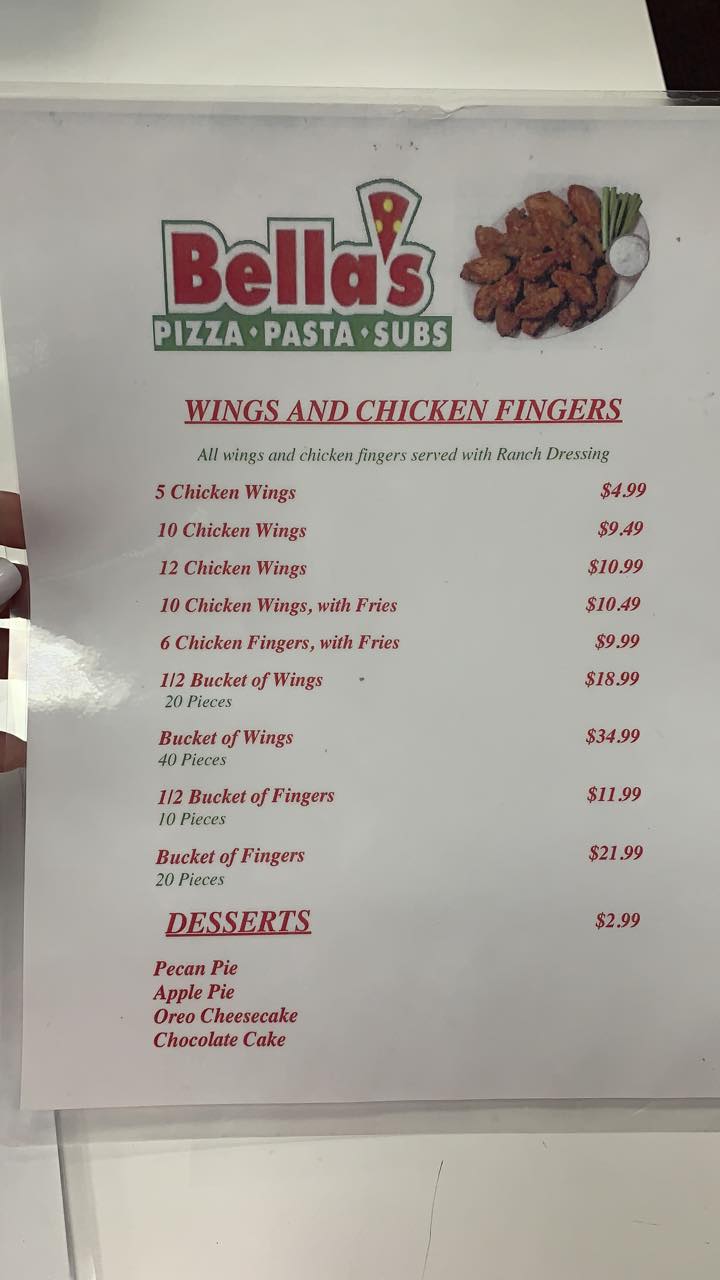 Bella's Pizza 5196 Arlington Ave, Riverside
