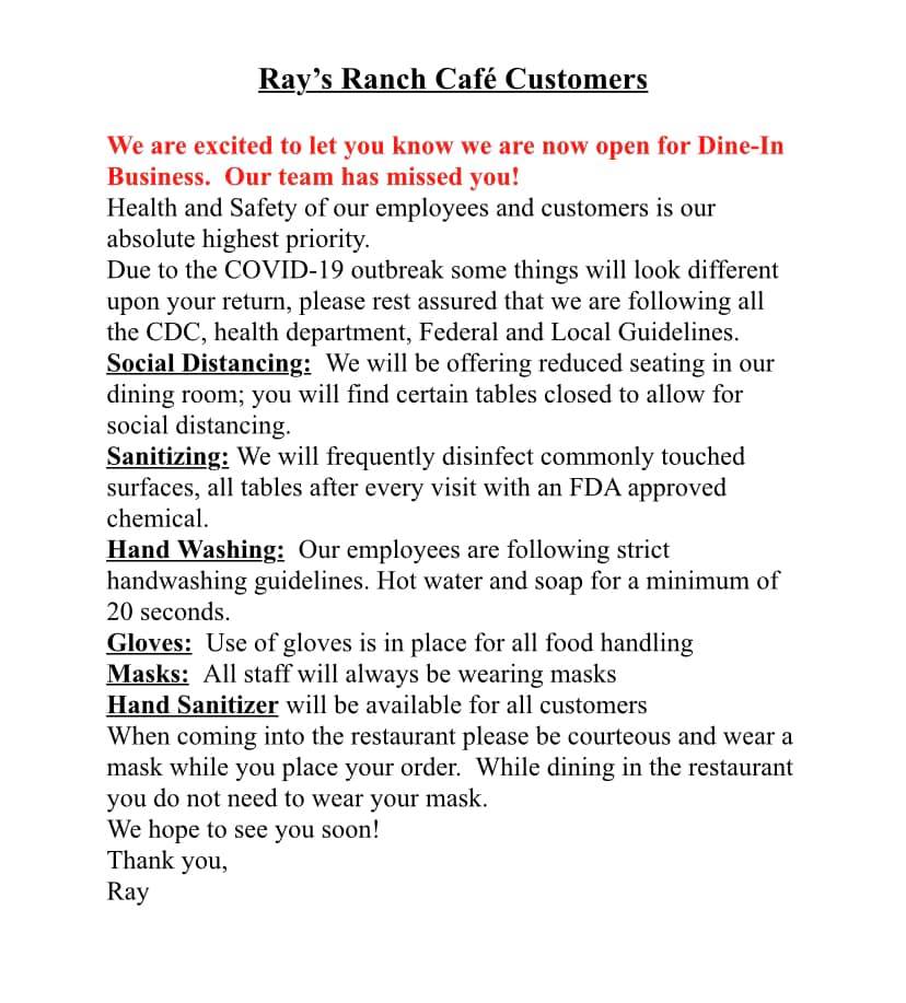 Ray's Ranch Cafe 10459 Arlington Ave, Riverside