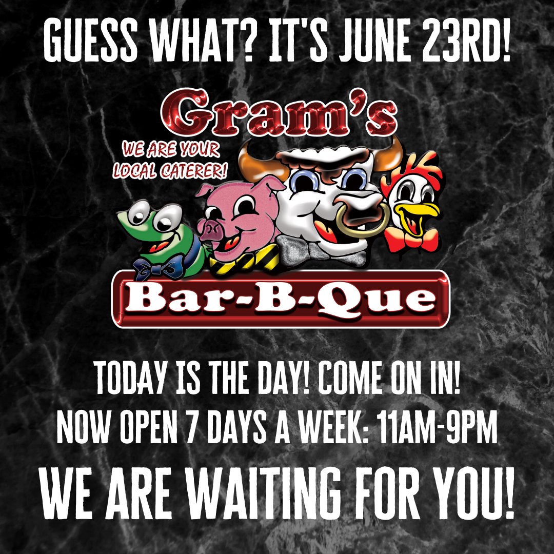 Gram's BBQ Restaurant & Catering 3527 Main St, Riverside
