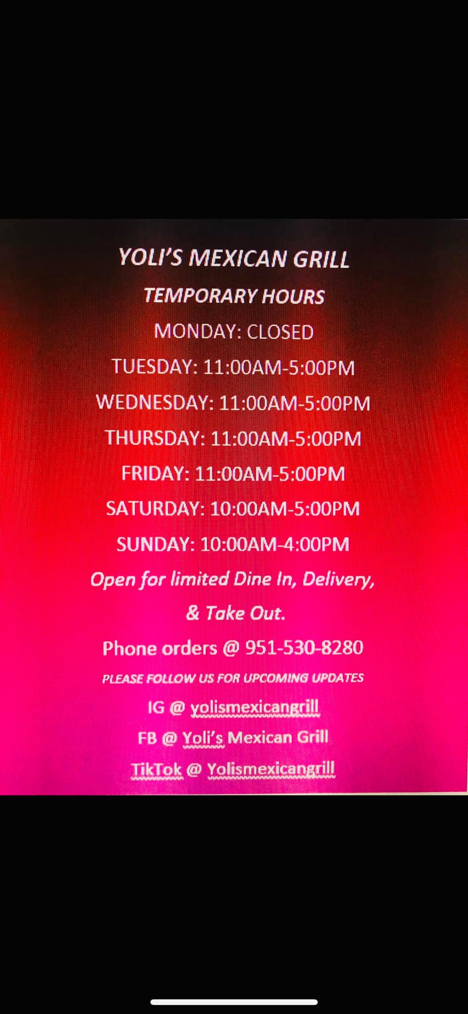 Yoli's Mexican Grill 3225 Market Street suite 102, Riverside