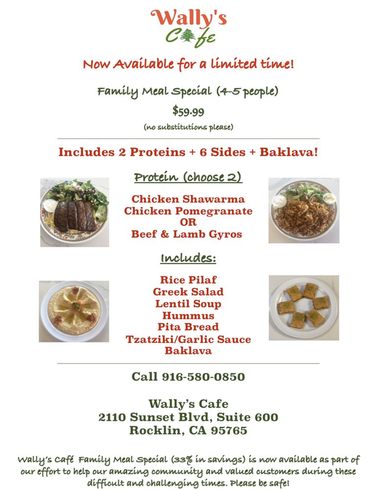 Wally's Cafe - Sunset Blvd 2110 Sunset Blvd #600, Rocklin