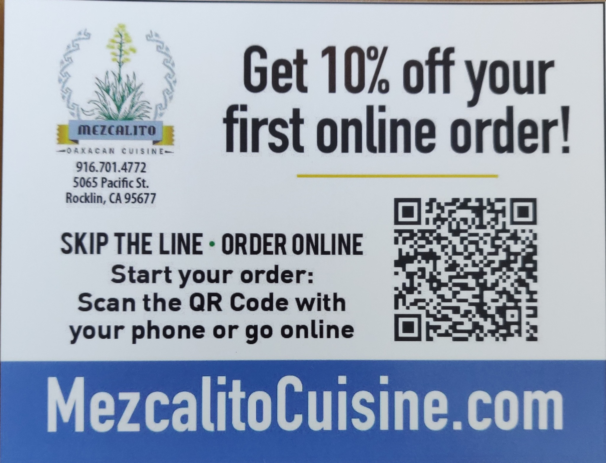 Mezcalito Oaxacan Cuisine 5065 Pacific St, Rocklin