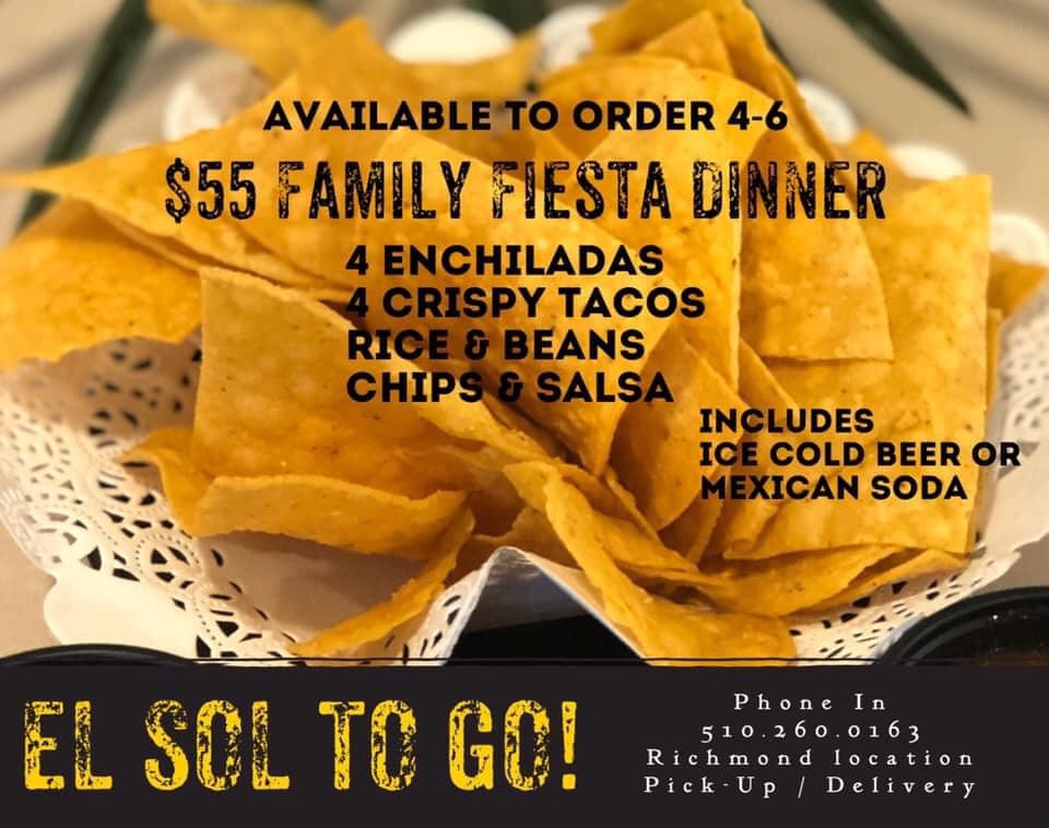 El Sol Restaurant & Catering - Rodeo 224 Pacific Ave, Rodeo