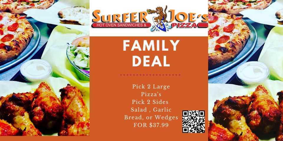 Surfer Joe's Pizza 251 E Redlands Blvd, San Bernardino