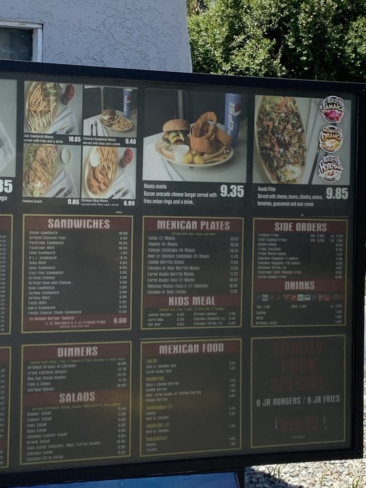 Burger Mania 930 S E St, San Bernardino