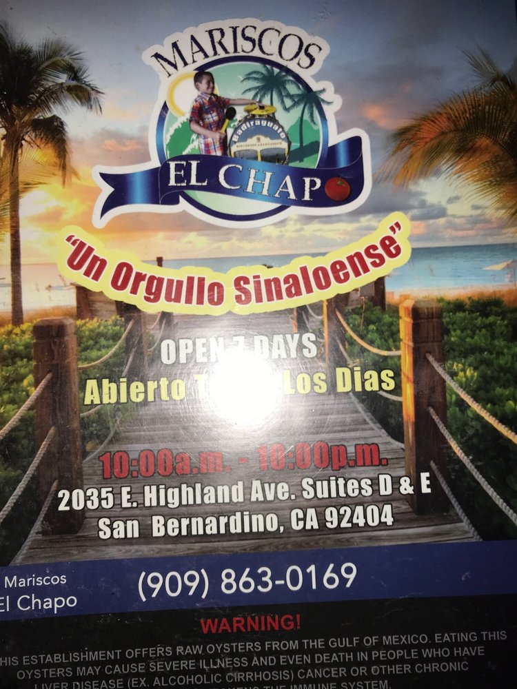 Mariscos El Chapo 2055 E Highland Ave, San Bernardino