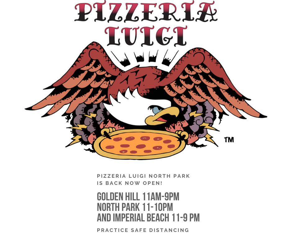 Pizzeria Luigi 1137 25th St, San Diego