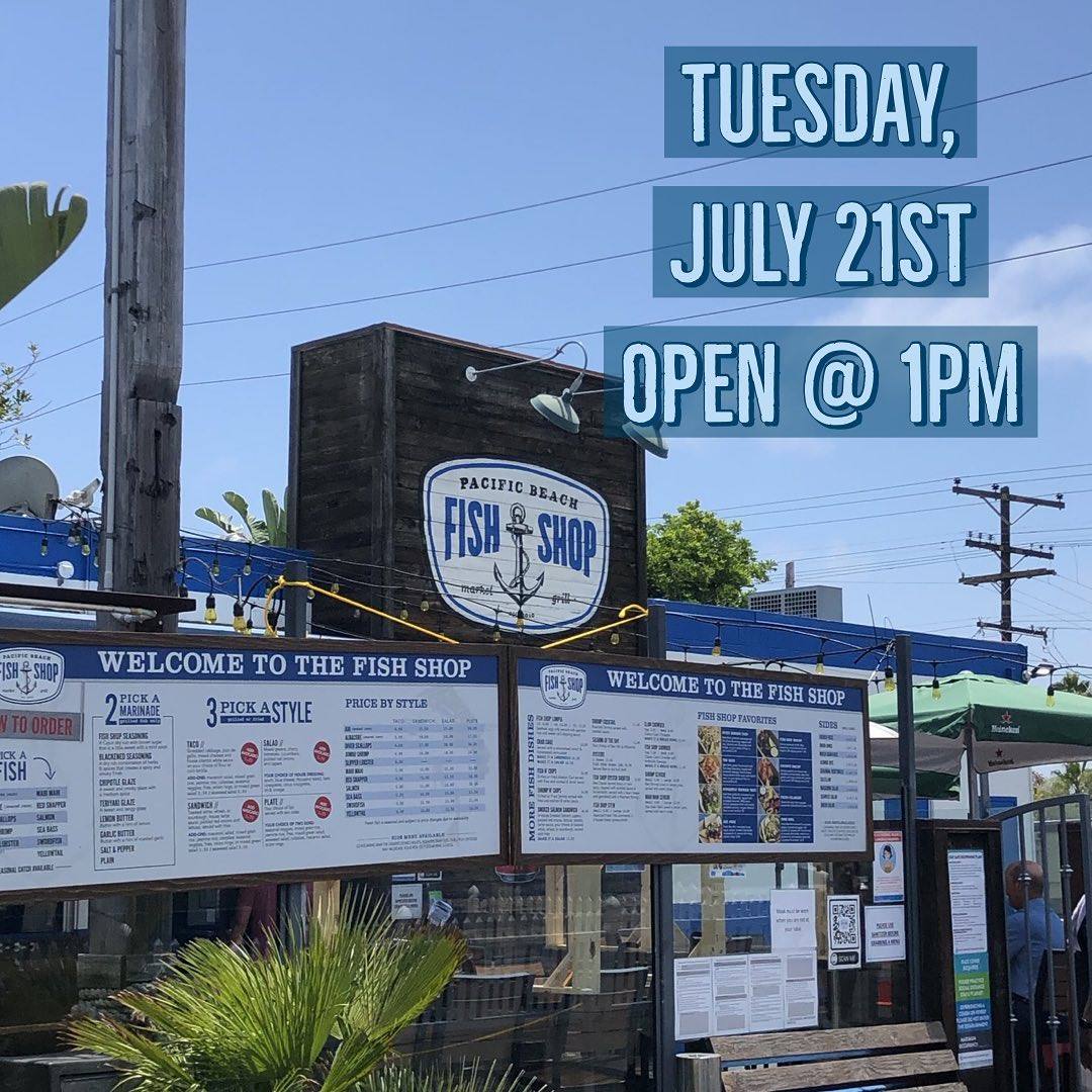 Pacific Beach Fish Shop 1775 Garnet Ave, San Diego