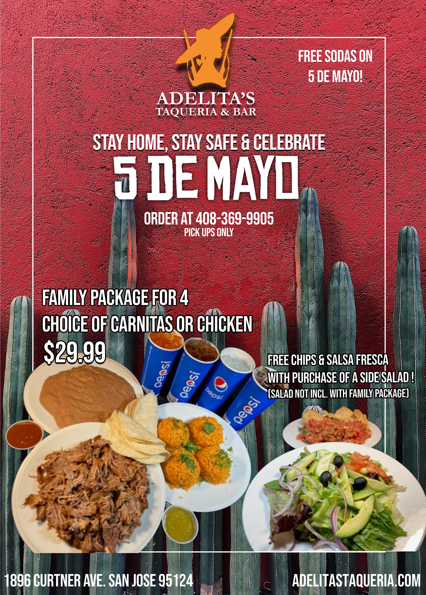 Adelita's Taqueria, Restaurant & Bar 1896 Curtner Ave, San Jose