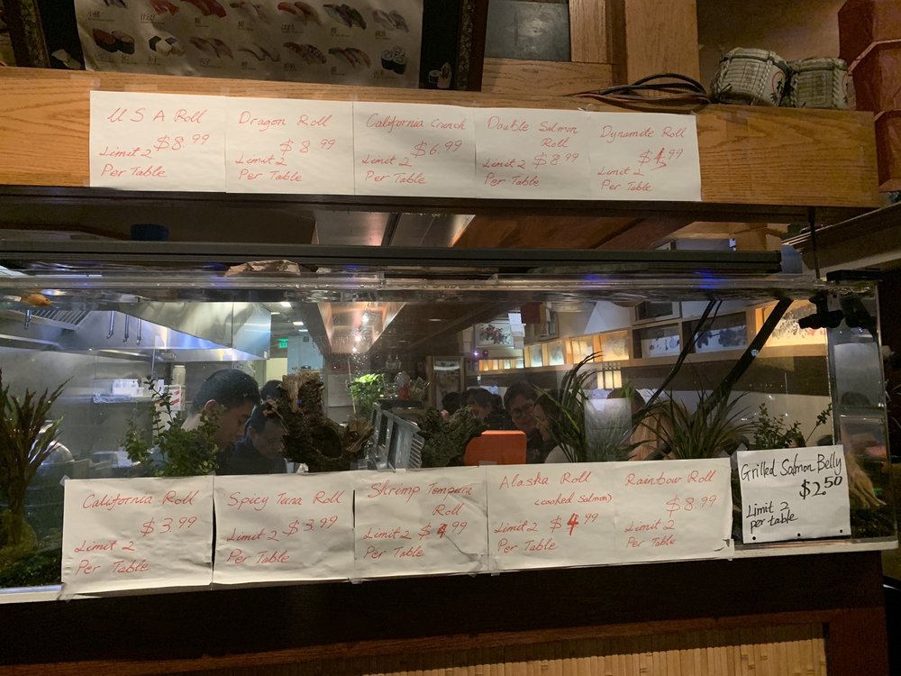 Old Town Sushi 100 S B St, San Mateo