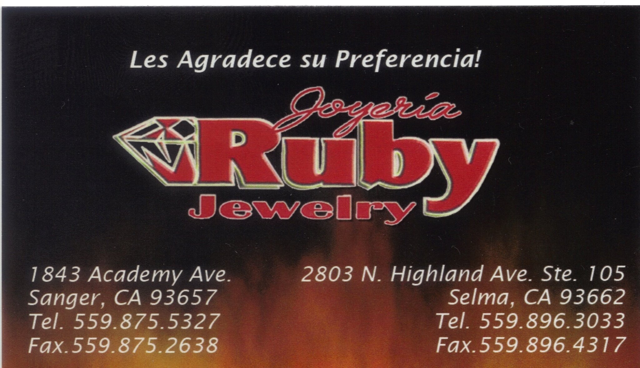 Ruby Jewelry 1843 Academy Ave, Sanger California 93657