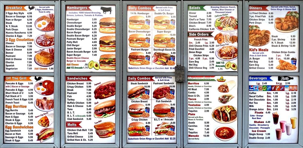 Dino's Burgers 2217 W 1st St, Santa Ana