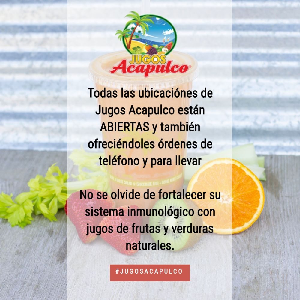 Jugos Acapulco 307 E First St #1b, Santa Ana