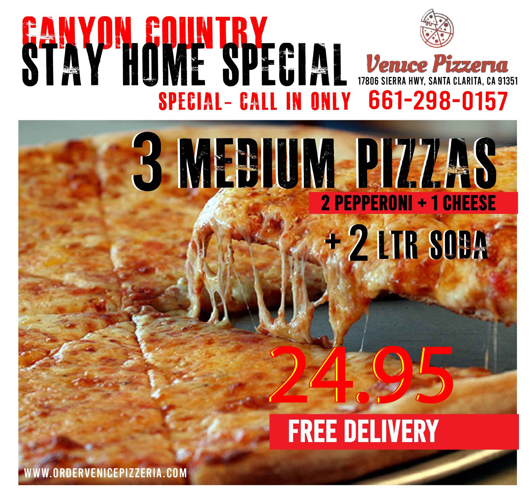 Venice Pizzeria 17806 Sierra Hwy, Santa Clarita