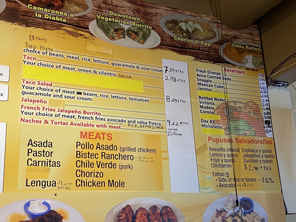 Taqueria Jalapenos y Pupuseria 107 Leonard St, Santa Cruz