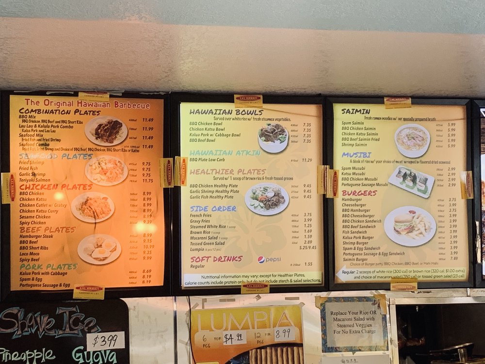 L&L Hawaiian Barbecue 460 7th Ave, Santa Cruz