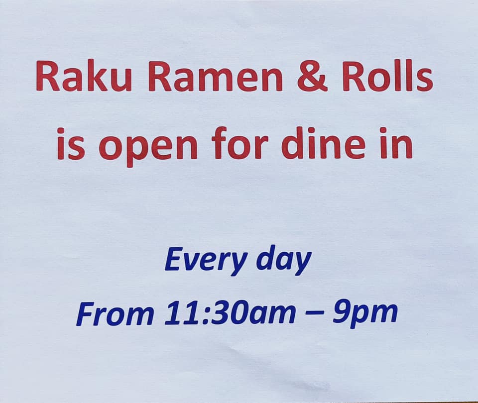 Raku Ramen & Rolls 2424 Midway Dr, Santa Rosa